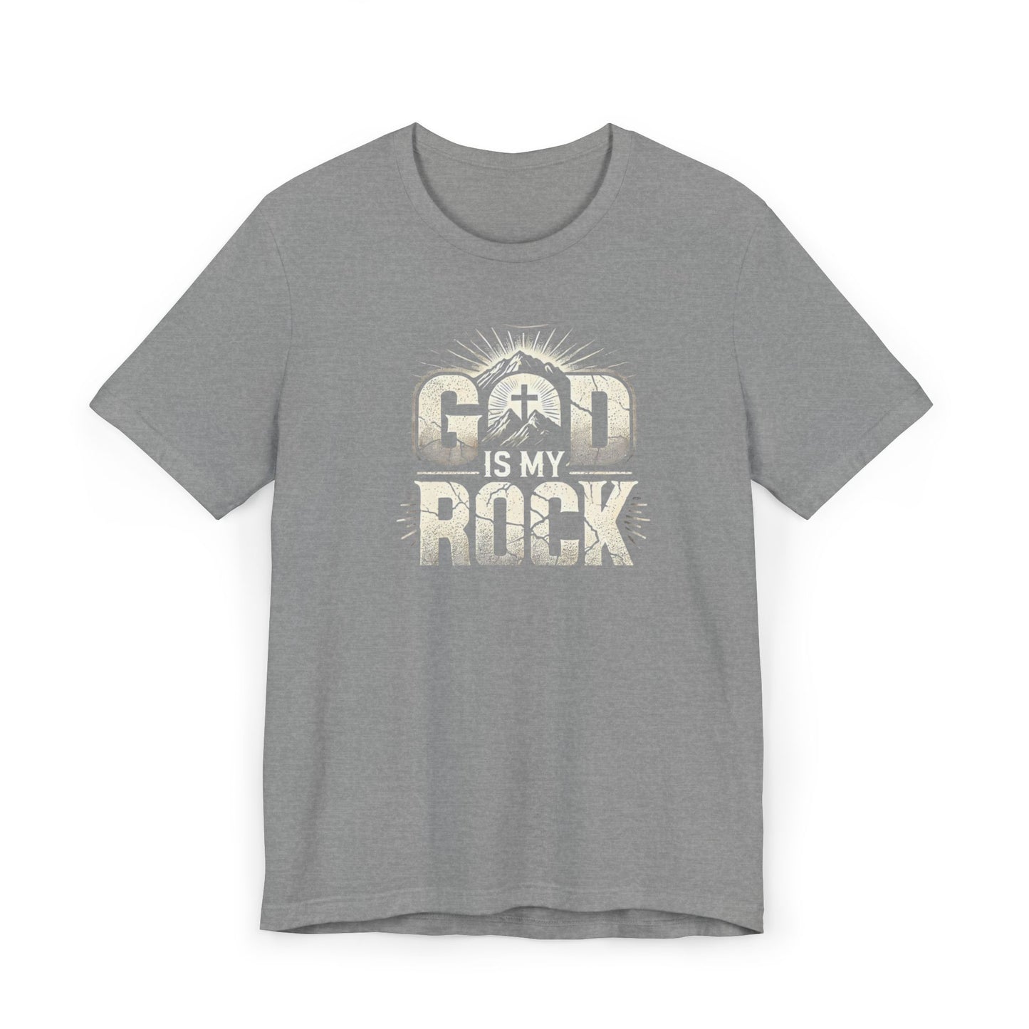 Unisex God Rock T-Shirt - Faith-Inspired Graphic Tee for Everyday Wear